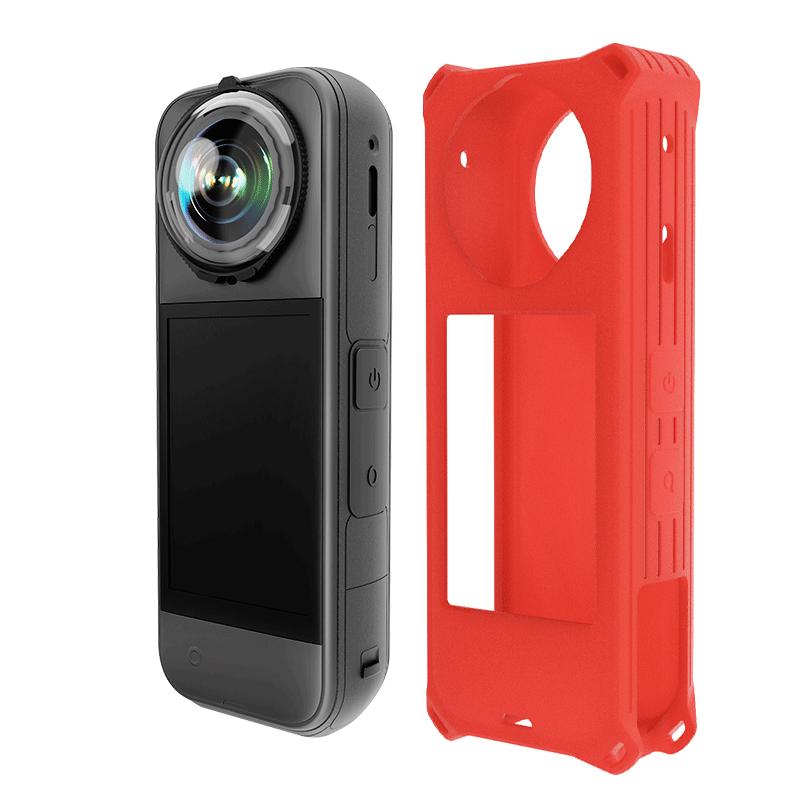 Für Insta360 X5 Panoramakamera Silikon Schutzhülle Stoßfest Kratzfest Staubschutz