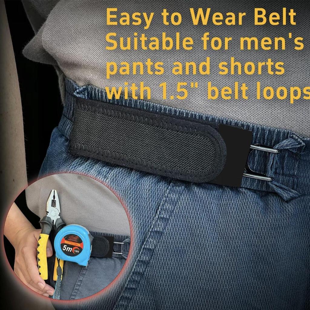 Elastic Belts No Buckle Elastic Belt For Women Men Unisex Stretch Belt For Pants Jeans Casual Buckle Free Adjustable Belt