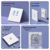 86-Type CAT7 Dual-Port Network Wall Socket
