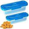 Batter Fish Breader Shaker Bowl With Breading Shaker Tray With Lids Shaker For Frying Chicken Wings Fish Onion Rings Veggies