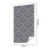Geometric rhombus wallpaper gray for living room and bedroom 50x1000