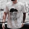 Men's T-shirts 2024 Fashion Beer DAY Graphic Y2k Clothing Male Drinking Party Streetwear Casual Short Sleeve Tees Oversized Tops