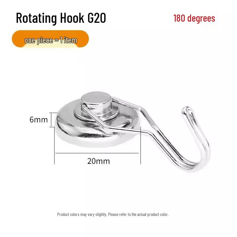 Heavy-Duty Magnetic Hook for Kitchen & Bathroom - Strong, Nail-Free Design