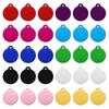 90PCS Round Laser Engraving Blanks Tags, Stamping Blank Tags, Dog ID Tag, 10 Color DIY Metal Tags for Pet, Craft Tags