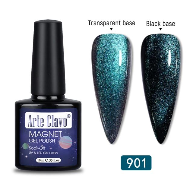 

Arte Clavo 9D Гель-лак для ногтей «кошачий глаз» Дизайн ногтей Маникюр Soak Off Эмаль УФ-гель-лак Волшебный магнитный гель-лак Galaxy Gel