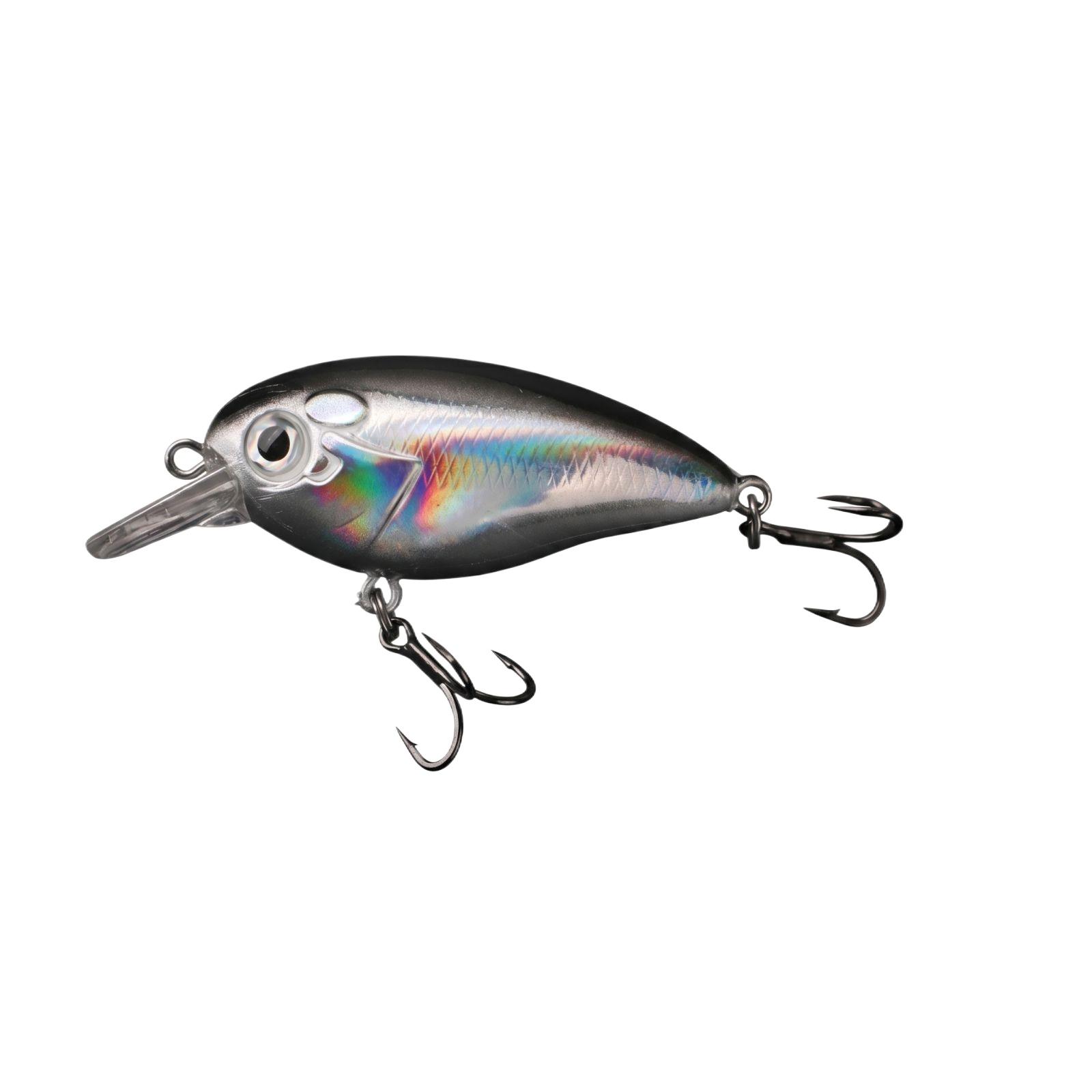 

Fishing Lure Floating Minnow Crankbait Hard Bait with Treble Hooks for Bass Pike Walleye Trout Fishing one size білий