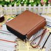 Large Capacity Art Pencil Case With 120/168 Slots PU Leather Handheld Bag Artists Students Sketching Drawing Supplies