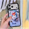 Doraemon Uroczy Kreskówkowy Magnetyczny Stojak z Poduszką Powietrzną – Modny i Mocny Kompatybilny z MagSafe Wysuwany Stojak Biurkowy