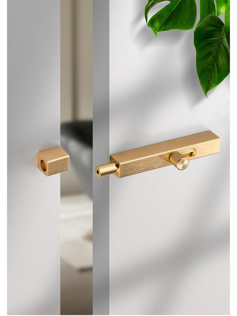 No-Drill Bathroom Door Latch: Simple Lock for Toilet & Sliding Doors