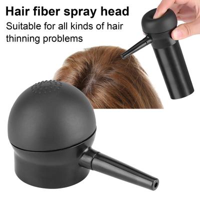 Hair Fibers Spray Pump Nozzle Hair Fiber Dispenser Builder Applicator Nozzle Hair Thickening Tools Nozzle Replacement Accessory