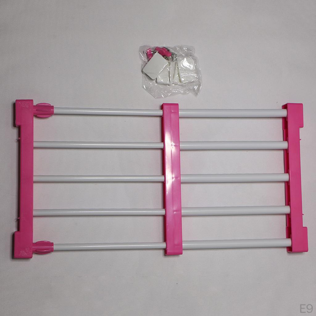 Adjustable layered separator wardrobe kitchen bathroom storage rack clothing racks toy