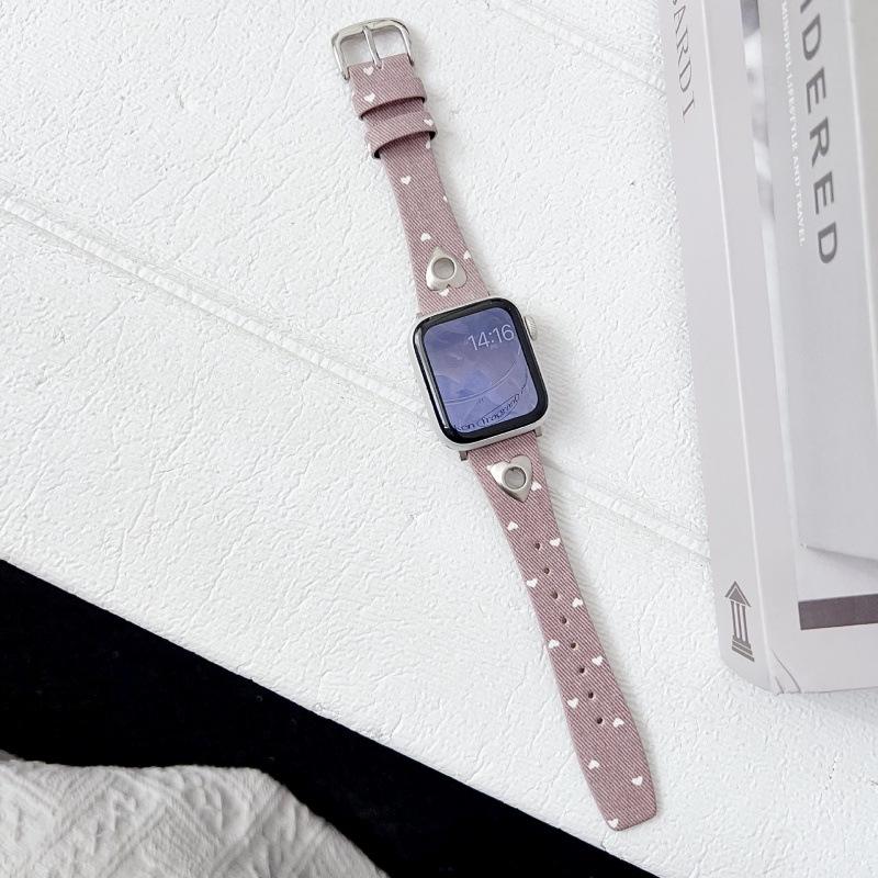 Compatible Denim Strap for Apple iWatch 11, Huawei Fit4, and Xiaomi 9PRO