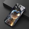 Foreign Trade Three-dimensional Crystal Tempered Glass Samsung S23plus Mobile Phone Case SamsungS24Ultra
