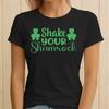 Shake Your Shamrocks Womens Tshirt St Patricks Day Irish Paddys Day Ireland