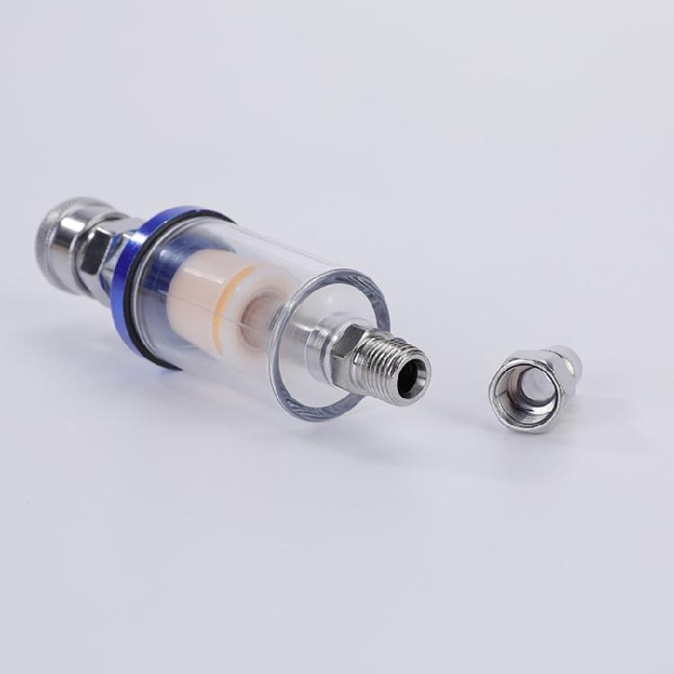 Water Oil Separator Air Dryer for Compressors with 1/4 Inch NPT Inline Moisture Filter for Professional Sprayer Painting