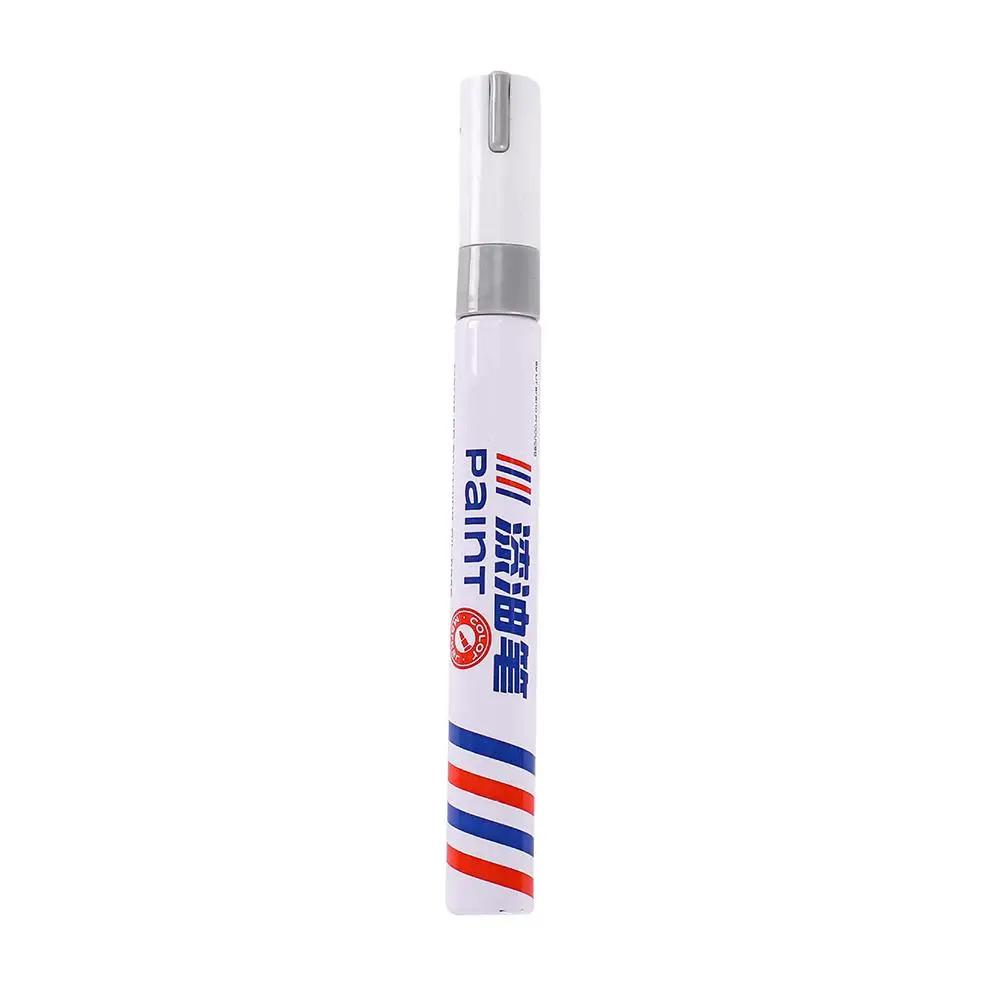 Universal Car Paint Pen Waterproof Wheel Tire Oily Marking Pen Nontoxic Permanent Portable Easy Use for Car Lovers T5S8