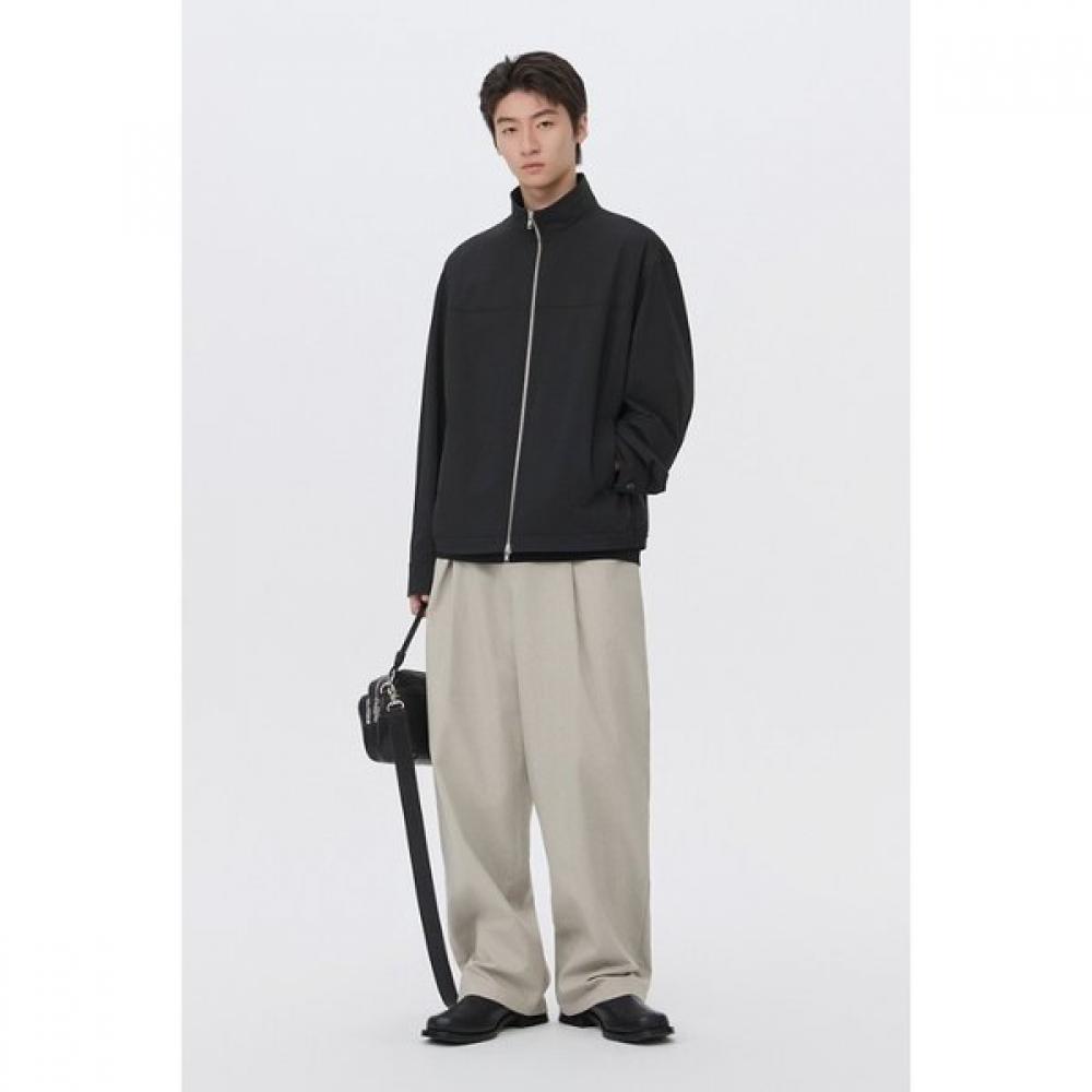 Customellow Black High Neck Light Jacket C9uam26113bkx