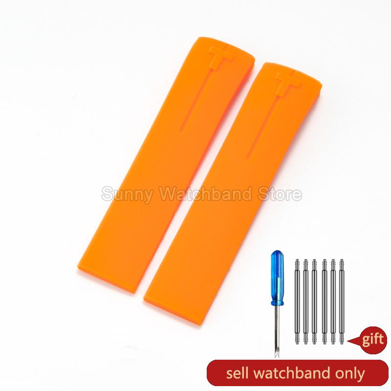 Waterproof Durable Silicone Watch Strap for Tissot 1853 T-Touch Series T013 T081 T091 Watch Accessories 20 21mm Black Blue