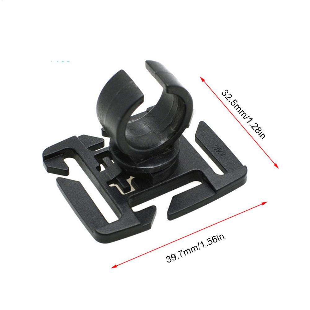 U-shaped Rotating Flashlight Clip Water Pipe Bracket Backpack Buckle Hanger Multifunctional Tool Fixing Clip Outdoor Equipment
