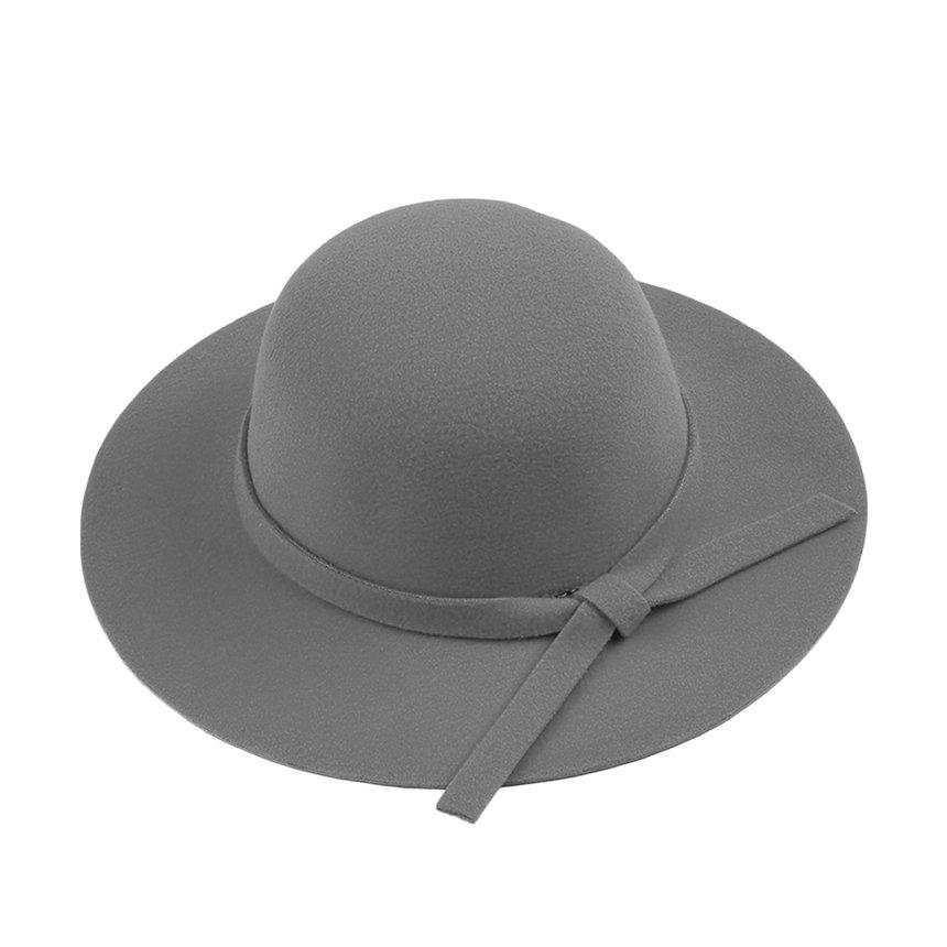 England Style Women Big Wide Brim Felt 