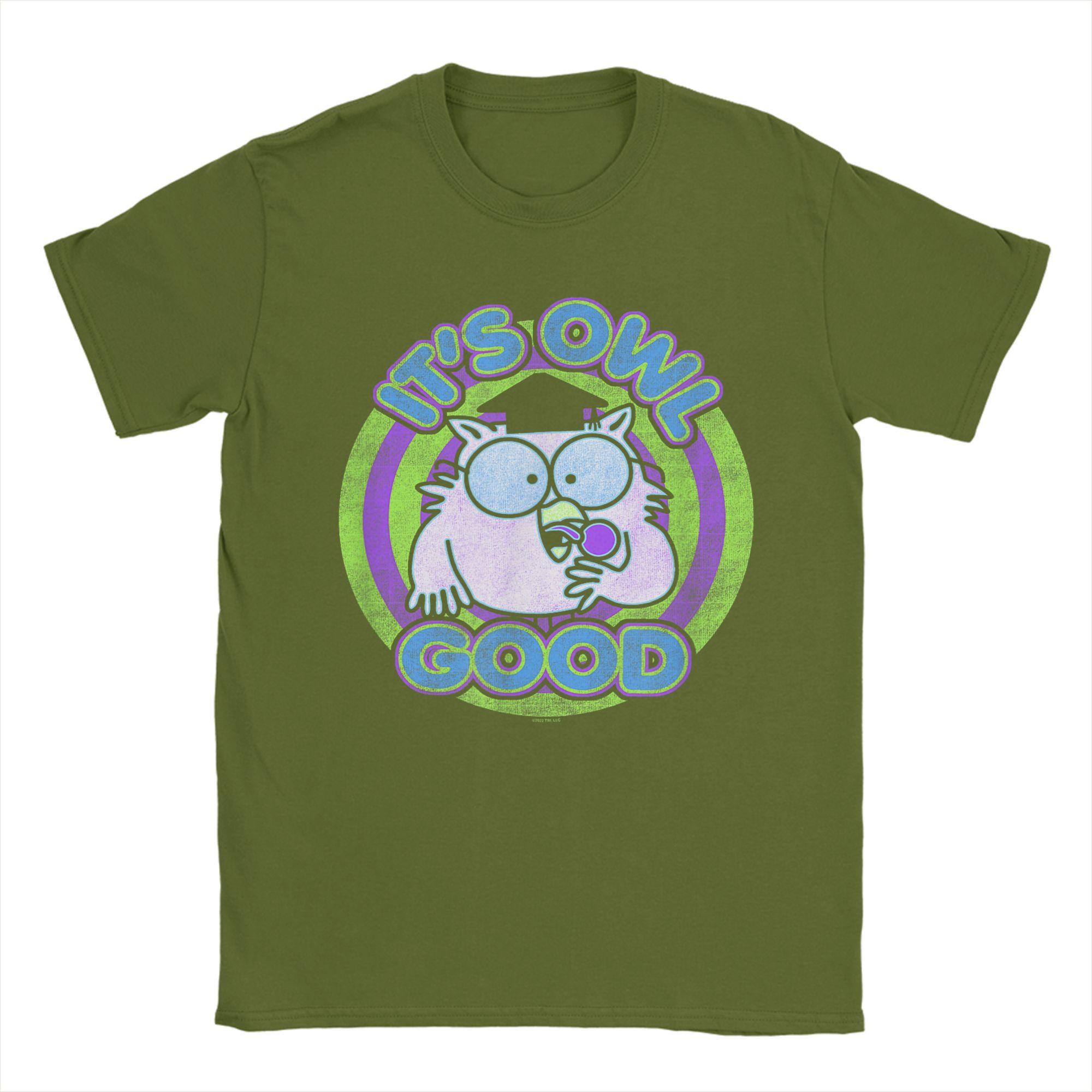 

Men T-Shirts Tootsie Roll Pop It s Owl Good Logo Funny Cotton Tee Shirt Short Sleeve T Shirt Crew Neck Clothes 4XL 5XL 4XL