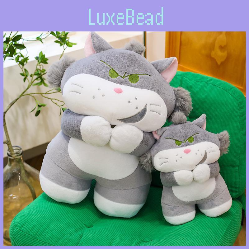 Cute Lucifer Cat Plush Dolls With Pp Cotton Fill For Home Decor And Playtime