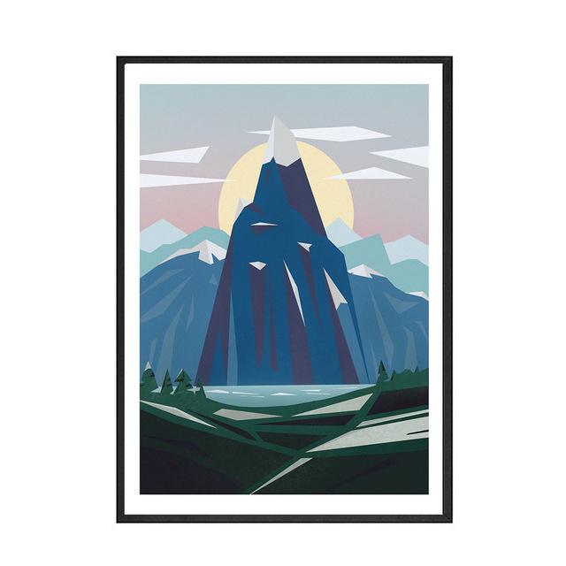 

Абстрактное пейзажное альпийское настенное искусство, холст, живопись, скандинавские постеры и принты, декоративная картина, современное украшение для дома без рамки 21*30cm