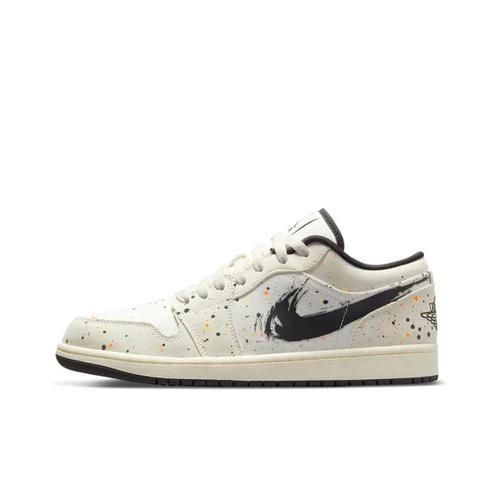Air Jordan 1 Low Brushstroke Swoosh - Paint Splatter DM3528-100
