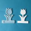 Flower Candle Holder Resins Castings Molds Tulips Candlesticks Silicone Molds