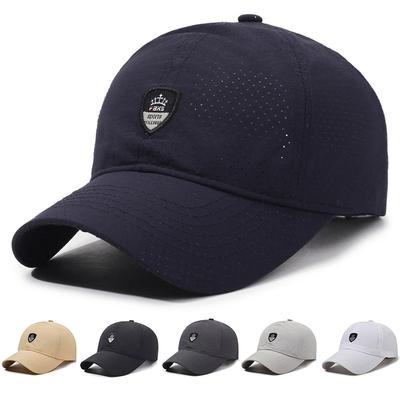 Middle-Aged Men's Cap Summer Breathable Baseball Cap Outdoor Sun Protection Mesh Cap