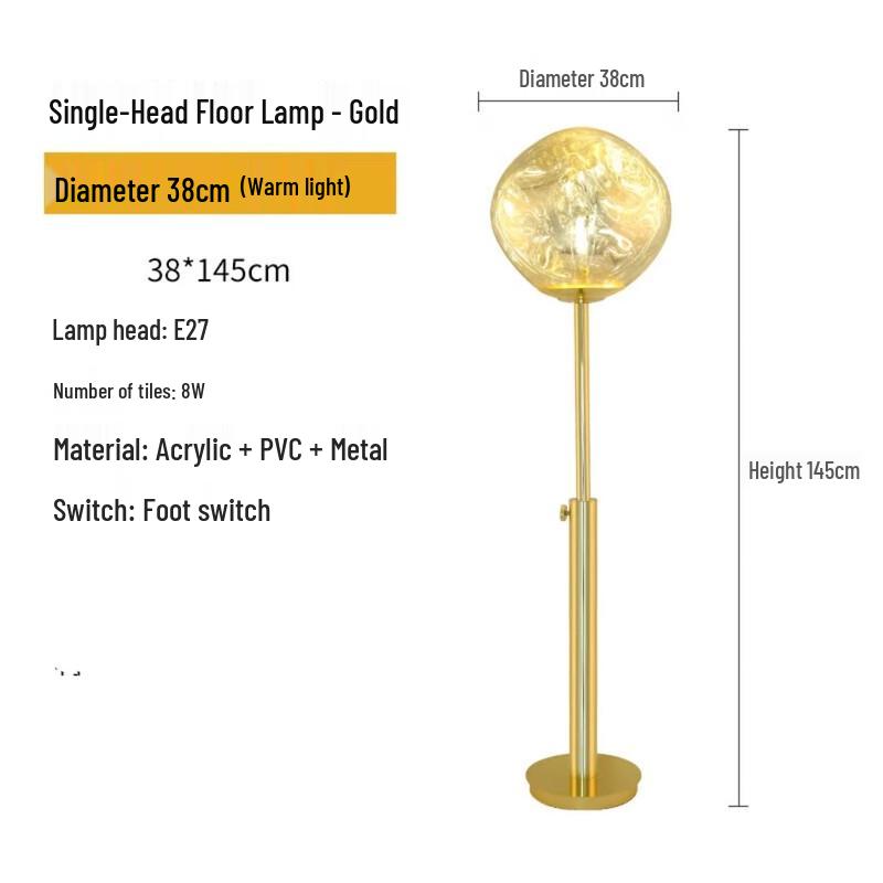 Pailide Lava Floor Lamp