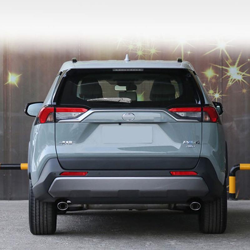 Fit For Toyota RAV4  Car Rear Back Window Rain Wiper Cover Trim Styling Decoration Exterior Accessories 3Pcs Chrome ABS