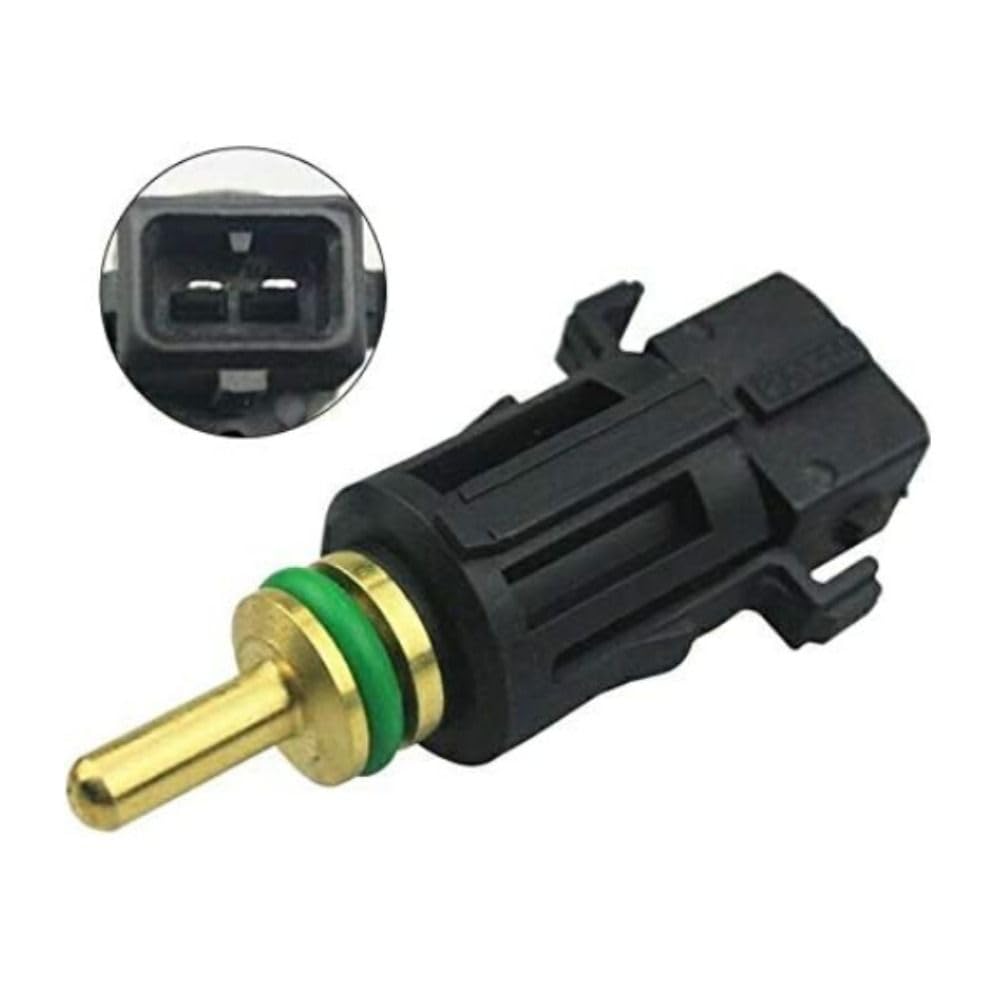13621433077 Car Temperature Sensor, Car ABS & Metal, Black & Gold & Green