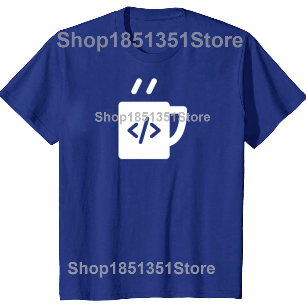 Funny JavaScript Code Coffee Developer Programmer Tshirts Men Womens Fashion Casual Tshirt 100 Cotton Loose Oversized T Shirt