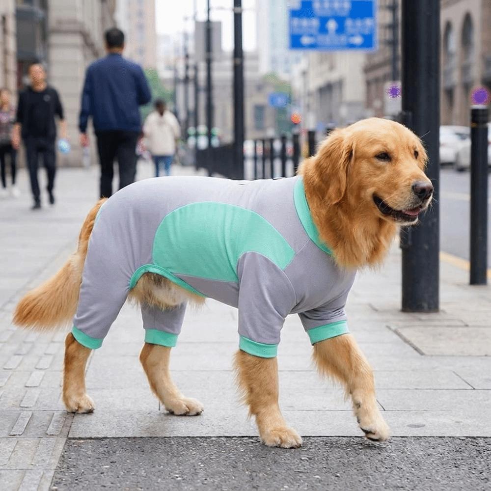 Long Sleeve Dog Jumpsuit Breathable Dog Sunscreen Suit Dog Four-legged Clothes Sun Protection