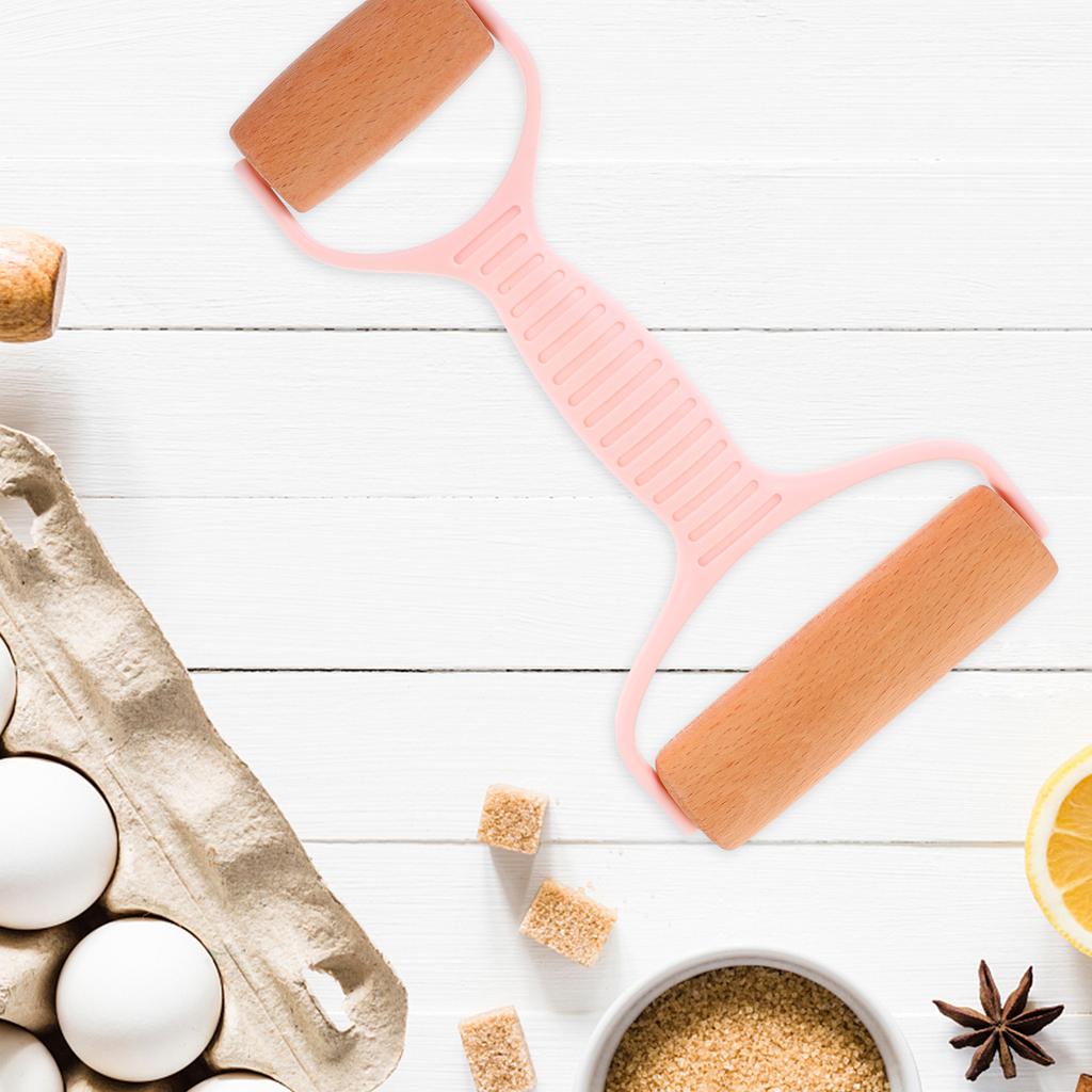 Dual Ends Rolling Pin for Dough Baking and Pastry Making Nonstick Kitchen Rolling Tool Convenient Dough Roller