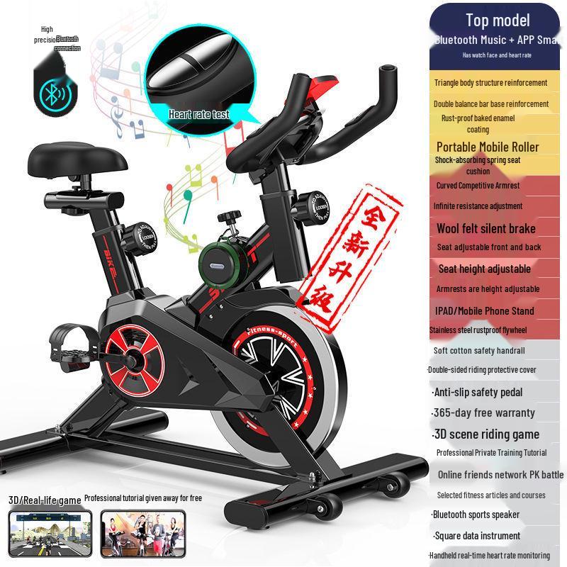 Dynamic Indoor Exercise Bike - Super Silent Fitness Equipment for Weight Loss