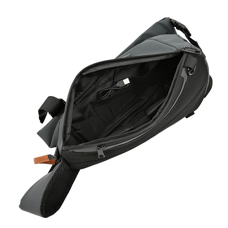Men's Chest Bags Cloth Casual Crossbody Bag Sports Messenger Bag Travel Outdoor Waterproof Shoulder Bags Sling Bag Waist Bag