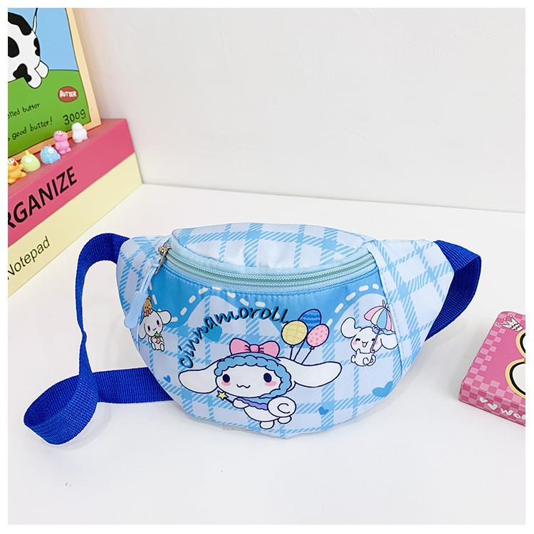 

Printed Character Sanrio Crossbody Chest Bag Child Cartoon Outdoor Waist Pack Cinnamoroll