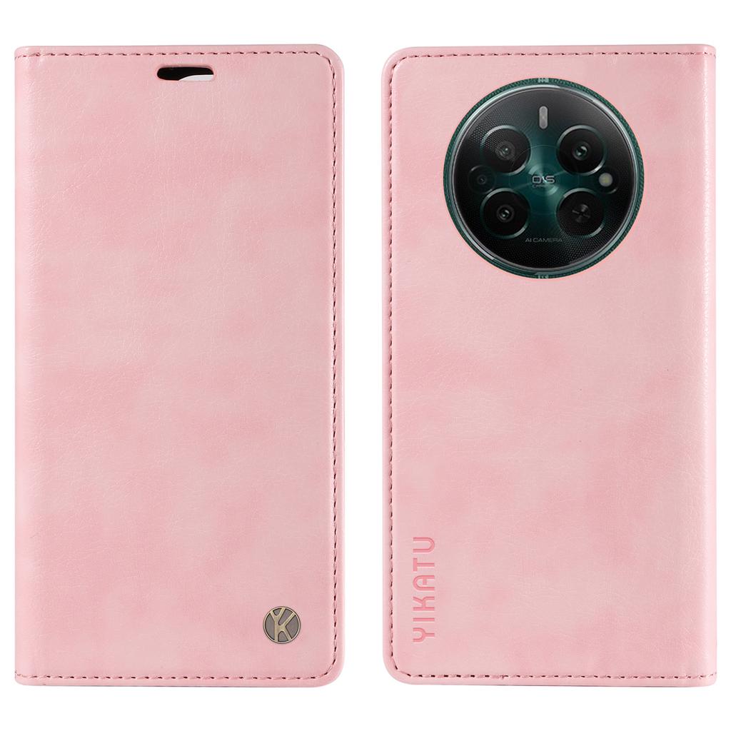 YIKATU YK-006 For Realme Narzo 70 5G/Narzo 70 Pro 5G/P1 5G/12 4G/12+ 5G Case Wallet Litchi Grain Leather Phone Cover