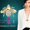 European & American Cute Animal Diamond Bee Brooch – Creative New Accessory