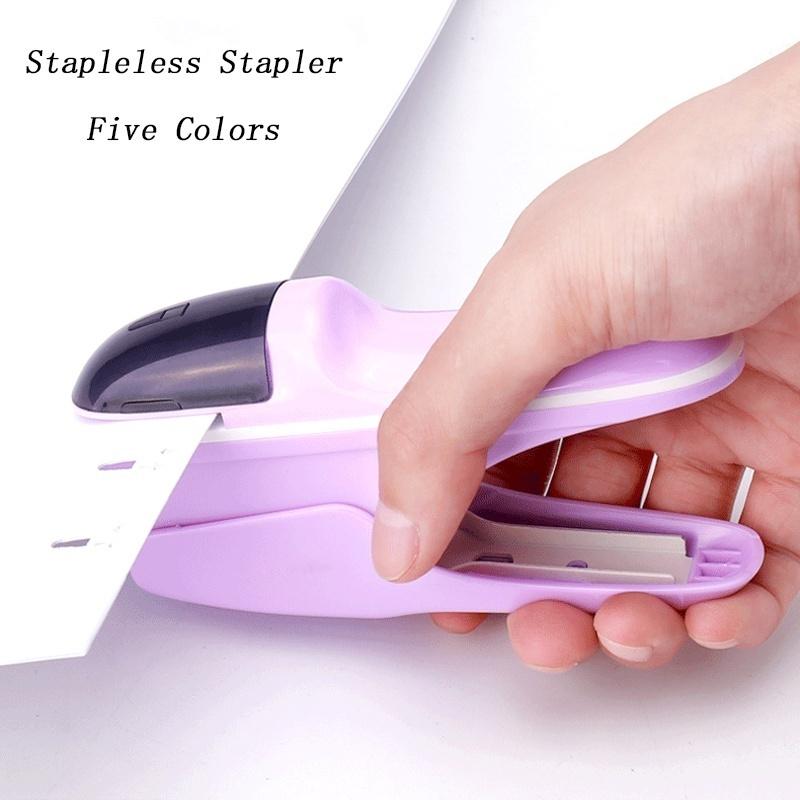 Buy Creative Hole Puncher Safe Staple Free Stapler 10 Sheets Office