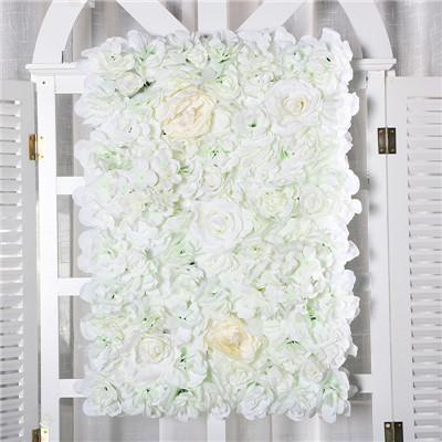 Silk Rose Flower Wall Home Decor Champagne Artificial Flower for Wedding Decoration Flower Wall Romantic Wedding Backdrop Decor