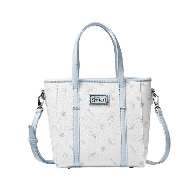 Disney Stitch Series Fashionable Simple High-Value Cartoon Cute Shoulder Bag Women Shoulder Bag Blue BMK-72766