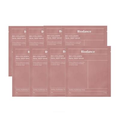 Biodance Bio Collagen Real Deep Mask Sleep Mask Pack Hydrogel Pore Care, 8 Pieces, 1 Piece