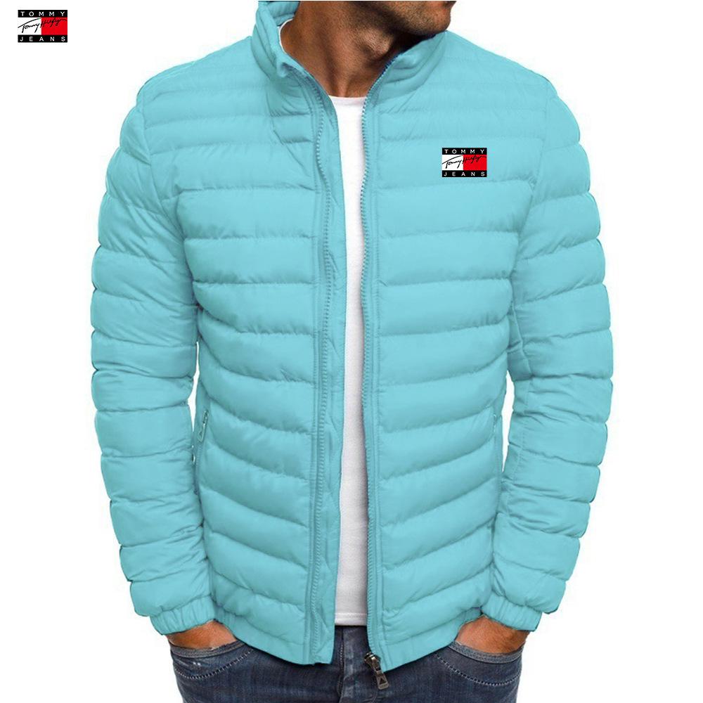 Winterjacke für Herren aus Baumwolle mit Stehkragen – dick, warm und lässig für Outdoor-Sportarten