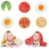 Funny Flannel Baby Wrap Blanket With Matching Hat Soft And Cozy Tortilla Cabbage Egg Roll Fried Egg Watermelon And Pizza Styles
