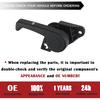 Hood Latch Release Handle Assembly | Compatible With 2013- Ford Fusion Lincoln MKZ | HS7Z-16B626-A DS7Z-99042C74-A Pull Handle With Mounting Bracket