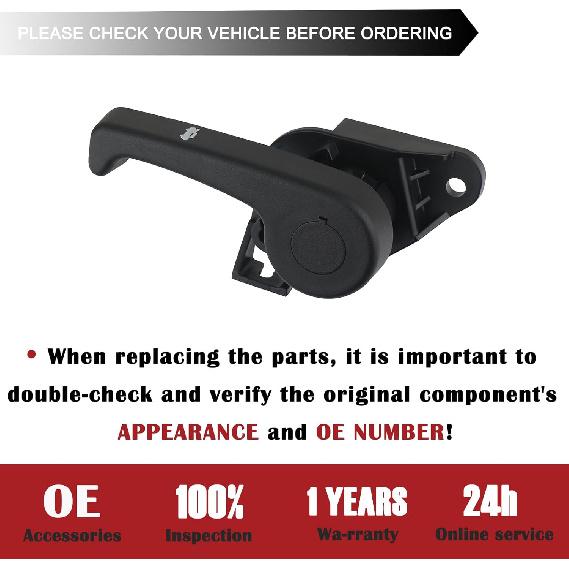 Hood Latch Release Handle Assembly | Compatible With 2013- Ford Fusion Lincoln MKZ | HS7Z-16B626-A DS7Z-99042C74-A Pull Handle With Mounting Bracket