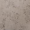 1 Stück NAPEARL Leinenstruktur Kleine Blume Halbtransparent Vorhang Beige Rankenblume Bodenlange Vorhänge für Schlafzimmer Wohnzimmer Heimdekoration